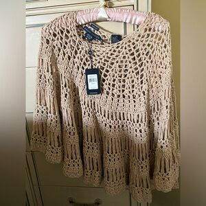 Ralph Lauren Hand Knitted Poncho.
